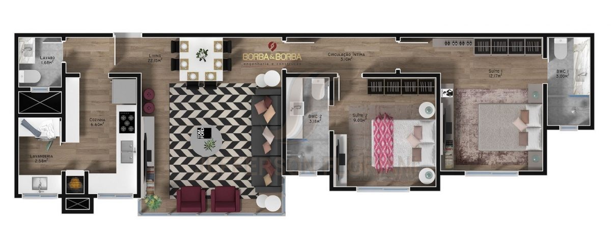 Apartamento 2 suítes para Venda no bairro Fazenda em Itajaí