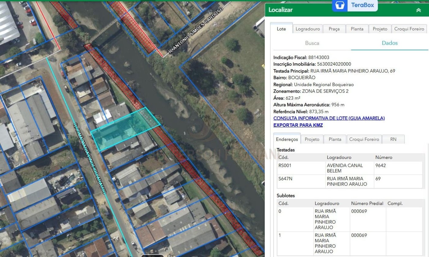 Terreno para Venda no bairro Boqueirão em Curitiba