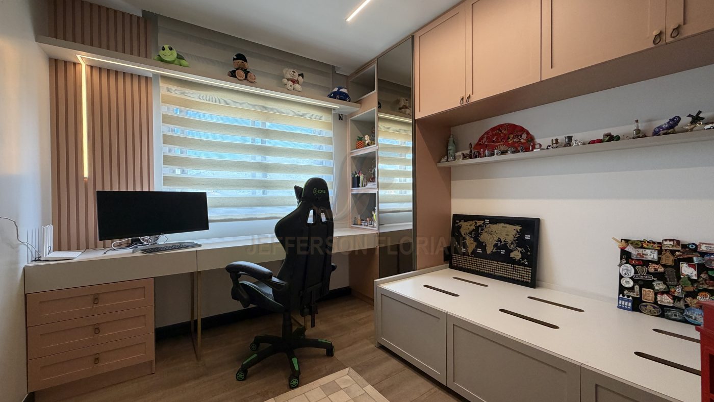 Apartamento Zerado lindo 3 Dormitórios (sendo um closet reversível)