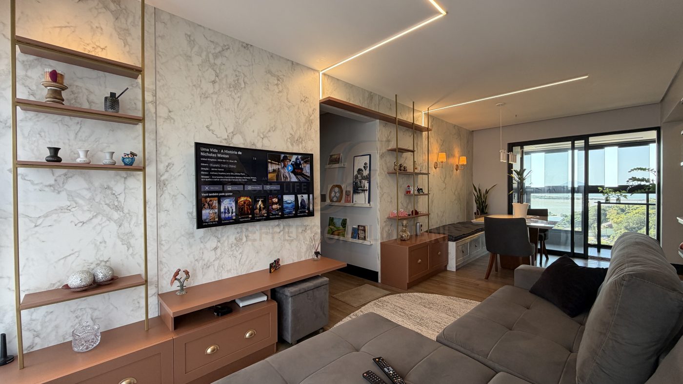 Apartamento Zerado lindo 3 Dormitórios (sendo um closet reversível)